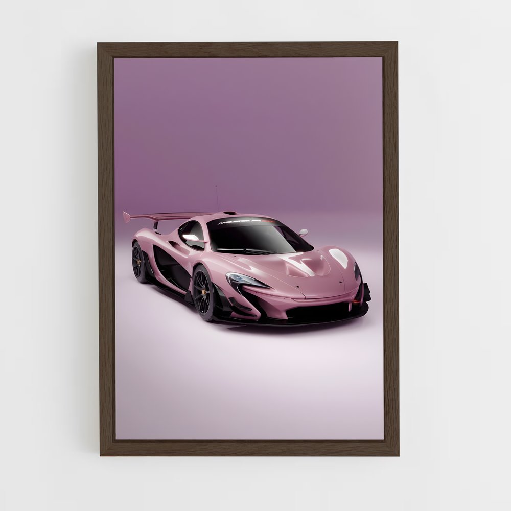 Poster Pink Hyperdrive – affiche Mclaren (vue 5)